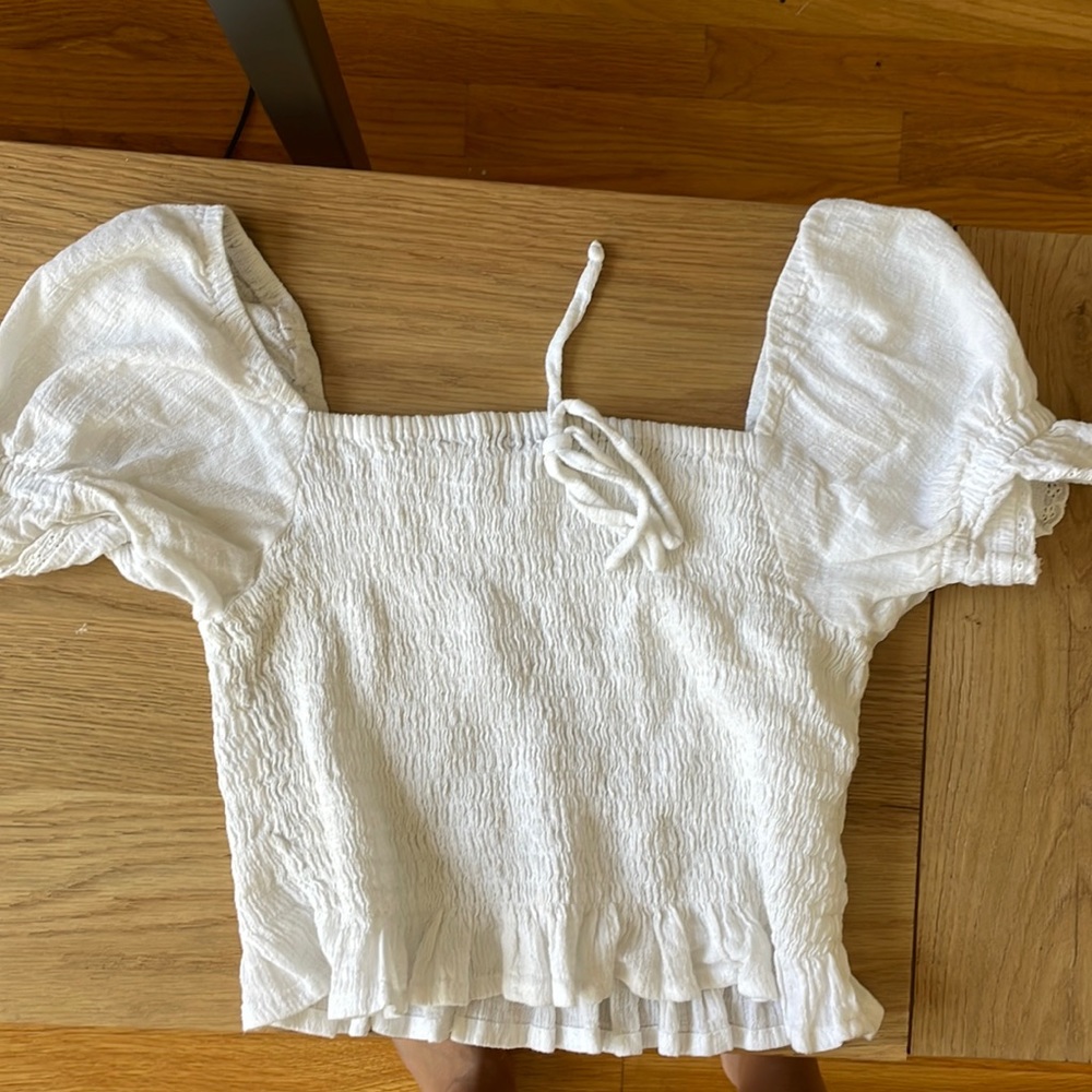 Faithfull the Brand ruched crop top